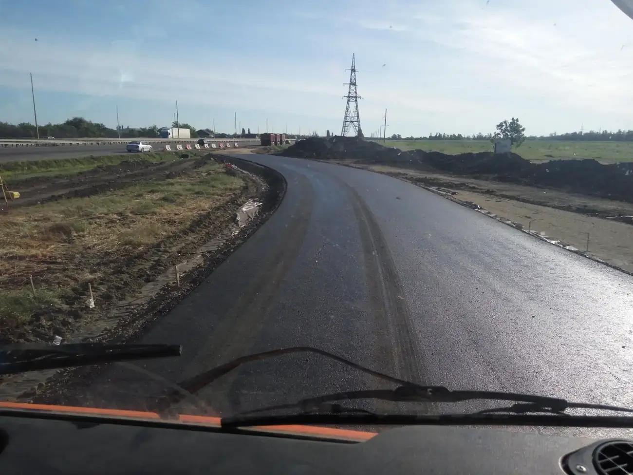 Дорожное основание после холодного ресайклинга