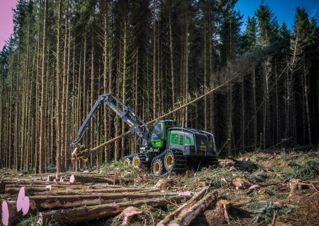 Аренда харвестера John Deere 1270G 8WD с оператором — фото 4