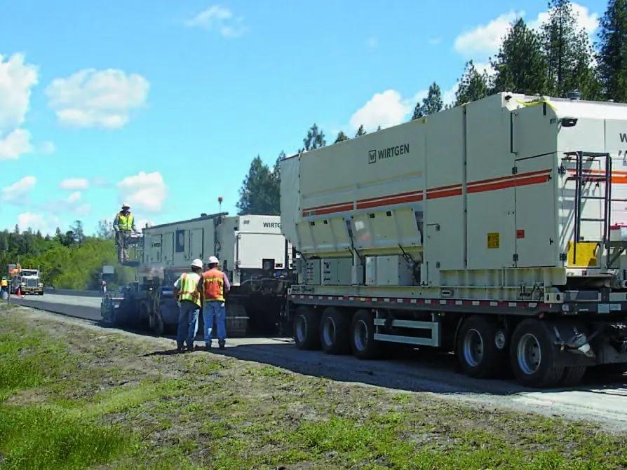 Мобильная смесительная установка Wirtgen WM 1000 — фото 1