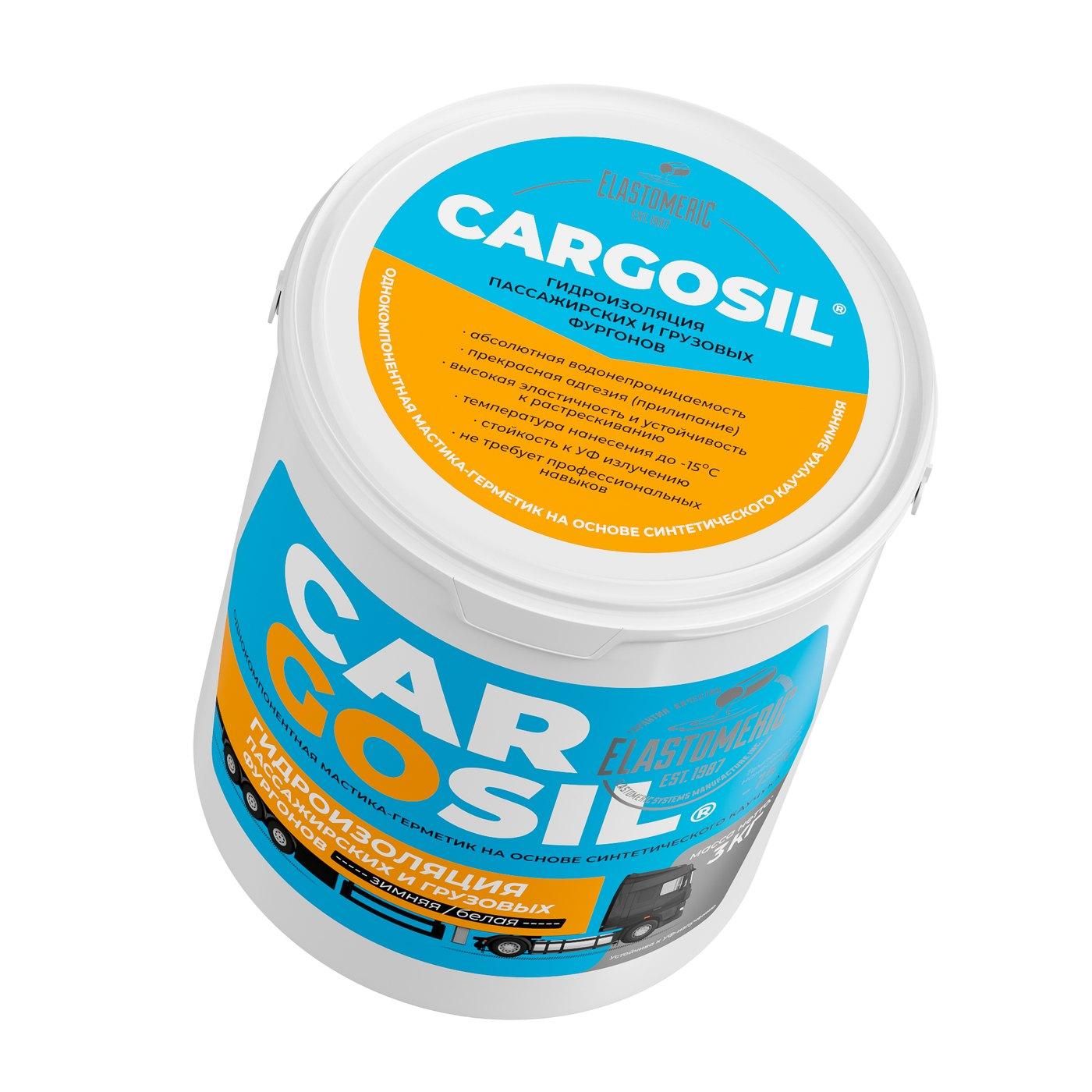 Cargosil Зимний - жидкая резина для устранения протечек на крышах фургонов и будок, ремонта жестких будок и тентов