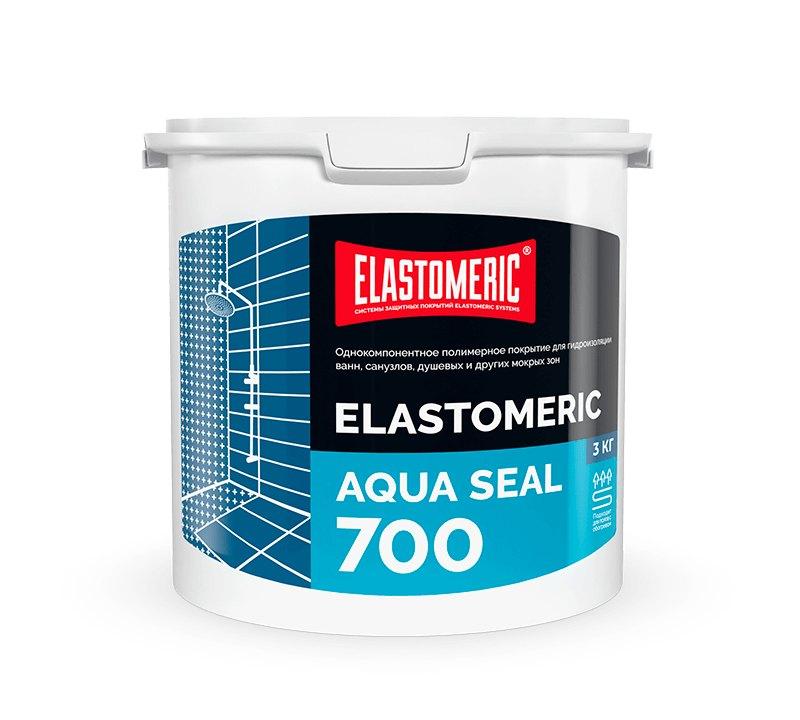 Гидроизоляция для ванной, пола, стен, балконов под плитку ELASTOMERIC Аква 700