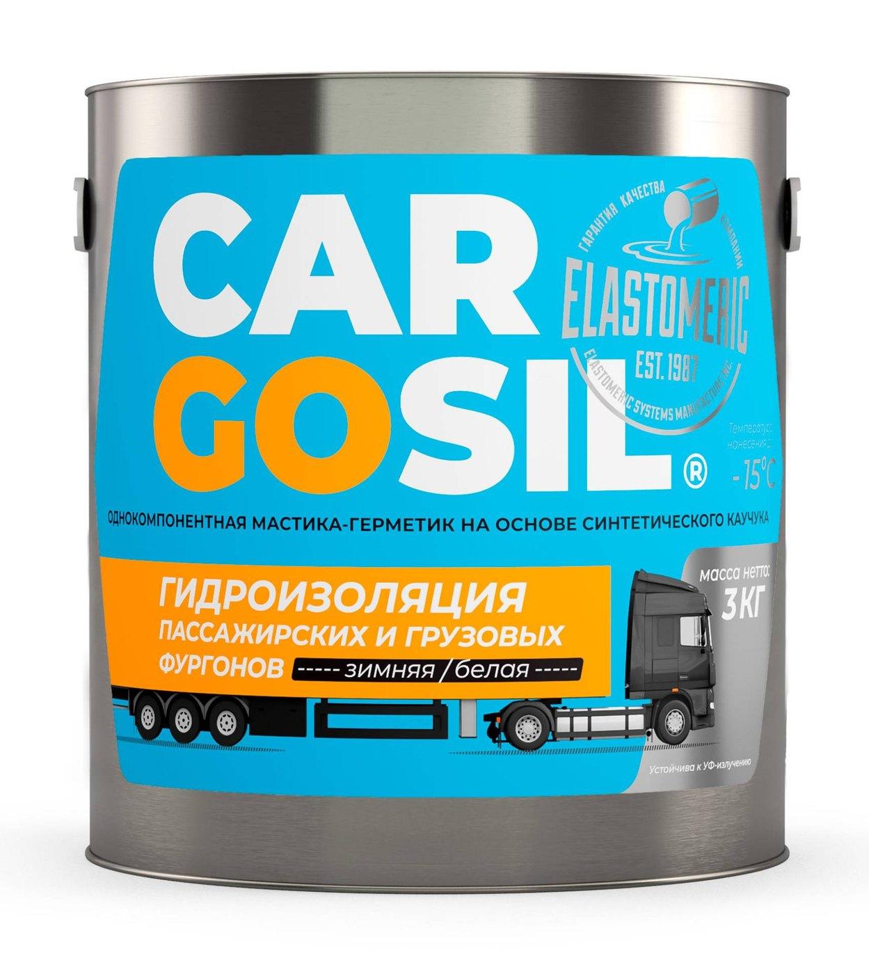 Cargosil Зимний - жидкая резина для устранения протечек на крышах фургонов и будок, ремонта жестких будок и тентов