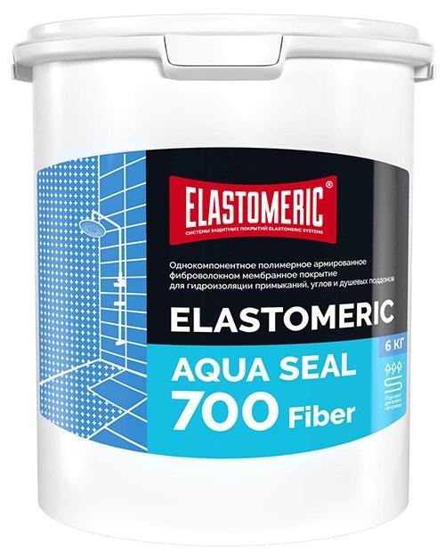 Акриловая гидроизоляция для углов, примыканий, душевых поддонов Elastomeric Аква 700 Файбер