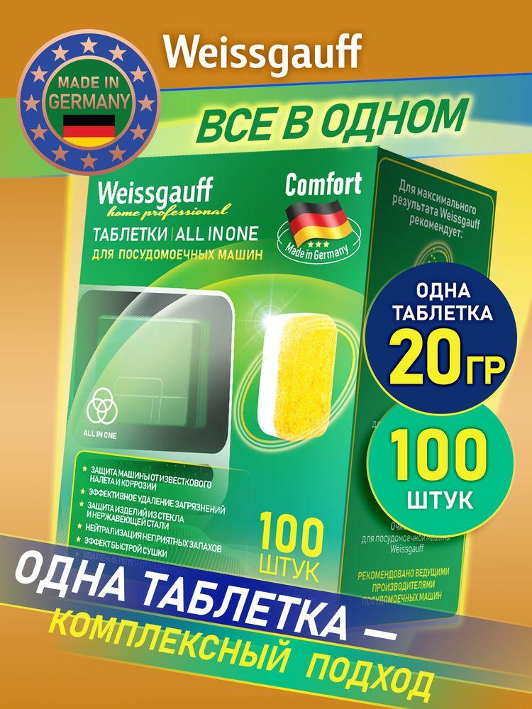 Таблетки для посудомоечной машины Weissgauff All-in-One Comfort