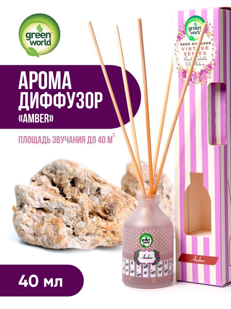 Ароматизатор декоративный (диффузор) Green World Amber 40 мл